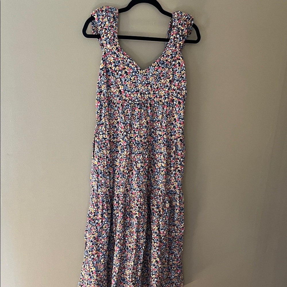 Old Navy Multicolor Floral Maxi Dress